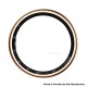 SR16 Digital Display Smart Ring Sleep Tracking Blood Oxygen Heart Rate Monitor with Charging Case - Rose Gold, Size 8