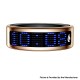 SR16 Digital Display Smart Ring Sleep Tracking Blood Oxygen Heart Rate Monitor with Charging Case - Rose Gold, Size 9