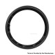 SR16 Digital Display Smart Ring Sleep Tracking Blood Oxygen Heart Rate Monitor with Charging Case - Black, Size 9