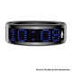 SR16 Digital Display Smart Ring Sleep Tracking Blood Oxygen Heart Rate Monitor with Charging Case - Black, Size 10
