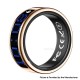 SR16 Digital Display Smart Ring Sleep Tracking Blood Oxygen Heart Rate Monitor with Charging Case - Rose Gold, Size 11