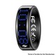 SR16 Digital Display Smart Ring Sleep Tracking Blood Oxygen Heart Rate Monitor with Charging Case - Black, Size 12