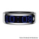 SR16 Digital Display Smart Ring Sleep Tracking Blood Oxygen Heart Rate Monitor with Charging Case - Silver, Size 13