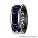 SR16 Digital Display Smart Ring Sleep Tracking Blood Oxygen Heart Rate Monitor with Charging Case - Silver, Size 14