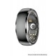 SY15 Smart Ring Health Monitor with Charging Case Heart Rate Blood Oxygen Sleep Tracking Finger Ring - Black, Size 9