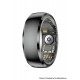 SY15 Smart Ring Health Monitor with Charging Case Heart Rate Blood Oxygen Sleep Tracking Finger Ring - Black, Size 9