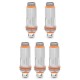 Authentic Aspire Cleito Replacement Coil Heads - Silver, 0.4 Ohm (40~60W) (5 PCS)