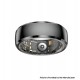 SY15 Smart Ring Health Monitor with Charging Case Heart Rate Blood Oxygen Sleep Tracking Finger Ring - Black, Size 12