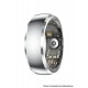 SY15 Smart Ring Health Monitor with Charging Case Heart Rate Blood Oxygen Sleep Tracking Finger Ring - Silver, Size 12