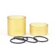 SXK Replacement PEI Tank Tube for SXK Calibre Style 23mm RTA - Brown (2 PCS)