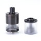 SXK Calibre Style MTL / RDL RTA Tank - Black, 4.5ml, Air Pin 0.8, 1.0, 1.2, 1.5, 1.8, 2.0, 2.5, 2.8, 3.0, 3.5mm, 23mm Diameter