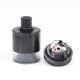 SXK Calibre Style MTL / RDL RTA Tank - Black, 4.5ml, Air Pin 0.8, 1.0, 1.2, 1.5, 1.8, 2.0, 2.5, 2.8, 3.0, 3.5mm, 23mm Diameter