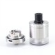 SXK Calibre Style MTL / RDL RTA Tank - Silver, 4.5ml, Air Pin 0.8, 1.0, 1.2, 1.5, 1.8, 2.0, 2.5, 2.8, 3.0, 3.5mm, 23mm Diameter