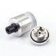SXK Calibre Style MTL / RDL RTA Tank - Silver, 4.5ml, Air Pin 0.8, 1.0, 1.2, 1.5, 1.8, 2.0, 2.5, 2.8, 3.0, 3.5mm, 23mm Diameter
