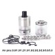 SXK Calibre Style MTL / RDL RTA Tank - Silver, 4.5ml, Air Pin 0.8, 1.0, 1.2, 1.5, 1.8, 2.0, 2.5, 2.8, 3.0, 3.5mm, 23mm Diameter