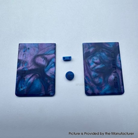 Replacement Cover Panel Plate for LVE Orion 2 II / LVE Orion 2 II Pro Pod System - Blue. Resin (2 PCS)