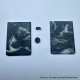 Replacement Cover Panel Plate for LVE Orion 2 II / LVE Orion 2 II Pro Pod System - Black. Resin (2 PCS)