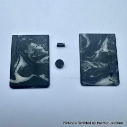 Replacement Cover Panel Plate for LVE Orion 2 II / LVE Orion 2 II Pro Pod System - Black. Resin (2 PCS)