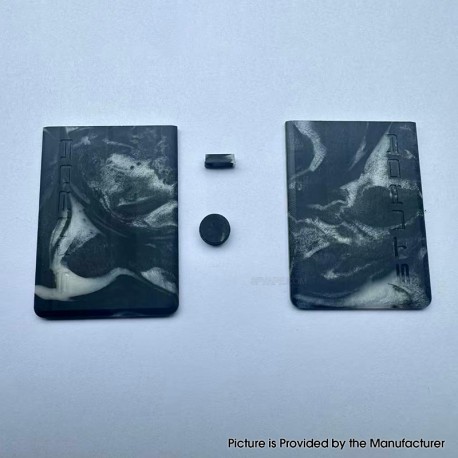 Replacement Cover Panel Plate for LVE Orion 2 II / LVE Orion 2 II Pro Pod System - Black. Resin (2 PCS)