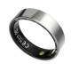TK5 Smart Ring Health Tracker Waterproof Heart Rate Blood Oxygen Sleep Monitor with Charging Case - Silver, Size 8