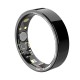 TK5 Smart Ring Health Tracker Waterproof Heart Rate Blood Oxygen Sleep Monitor with Charging Case - Black, Size 9