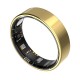 TK5 Smart Ring Health Tracker Waterproof Heart Rate Blood Oxygen Sleep Monitor with Charging Case - Gold, Size 11