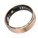 TK5 Smart Ring Health Tracker Waterproof Heart Rate Blood Oxygen Sleep Monitor with Charging Case - Rose Gold, Size 11