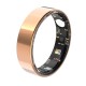 TK5 Smart Ring Health Tracker Waterproof Heart Rate Blood Oxygen Sleep Monitor with Charging Case - Rose Gold, Size 13