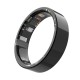 TK5 Smart Ring Health Tracker Waterproof Heart Rate Blood Oxygen Sleep Monitor with Charging Case - Black, Size 13