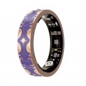 Smart Ring V10 Fitness Tracker with Heart Rate & Blood Oxygen Monitor - Glory Purple, Size 7