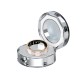 Smart Ring V10 Fitness Tracker with Heart Rate & Blood Oxygen Monitor Pearl white, Size 8