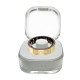 Smart Ring V10 Fitness Tracker with Heart Rate & Blood Oxygen Monitor Champagne Yellow, Size 8