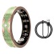Smart Ring V10 Fitness Tracker with Heart Rate & Blood Oxygen Monitor Mars Green, Size 9