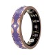 Smart Ring V10 Fitness Tracker with Heart Rate & Blood Oxygen Monitor Glory Purple, Size 10
