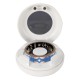 Smart Ring V10 Fitness Tracker with Heart Rate & Blood Oxygen Monitor Sapphire Blue, Size 10