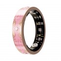 Smart Ring V10 Fitness Tracker with Heart Rate & Blood Oxygen Monitor Cherry Blossom Pink, Size 10