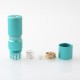 El Thunder Style Hybrid Mechanical Mod - Matte Green, Aircraft Aluminum, 1 x 18650