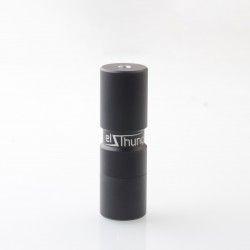 El Thunder Style Hybrid Mechanical Mod - Matte Black, Aircraft Aluminum, 1 x 18650