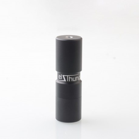 El Thunder Style Hybrid Mechanical Mod - Matte Black, Aircraft Aluminum, 1 x 18650