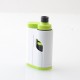 Authentic Eleaf iKonn Total Vape Mod Kit With Ello Mini Tank - White Greenery, 2.0ml, 1 x 18650