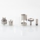 Taifun GT II Style RTA Rebuildable Tank Atomizer - Silver, Stainless Steel, 5.0mL, 23mm Diameter