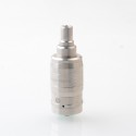 Kayfun V4 Plus Styled 510 RTA Rebuildable Tank Atomizer - Silver, Glass + Stainless Steel, 4.5mL