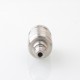 Kayfun V4 Plus Styled 510 RTA Rebuildable Tank Atomizer - Silver, Glass + Stainless Steel, 4.5mL