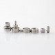 Kayfun V4 Plus Styled 510 RTA Rebuildable Tank Atomizer - Silver, PC+ Stainless Steel, 4.5mL