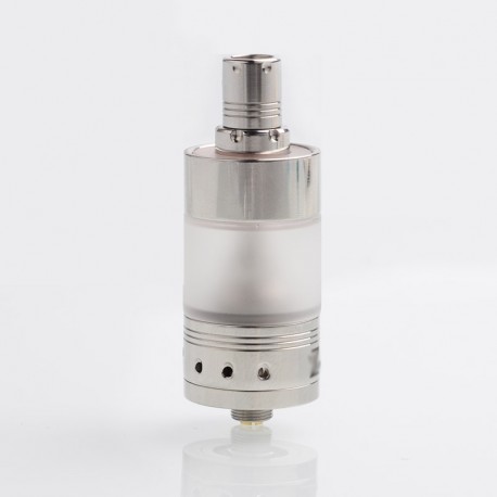 YFTK Phenomenon Zest 2.2 URS Style RTA Rebuildable Tank Atomizer - Silver, 316 Stainless Steel + PC, 4ml, 22mm Diameter