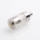 YFTK Phenomenon Zest 2.2 URS Style RTA Rebuildable Tank Atomizer - Silver, 316 Stainless Steel + PC, 4ml, 22mm Diameter