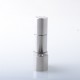 YFTK Pinnacle Colossus Side-by-Side SBS Mechanical Mod - Silver, 1 x 18350 / 18650