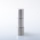 YFTK Pinnacle Colossus Side-by-Side SBS Mechanical Mod - Silver, 1 x 18350 / 18650
