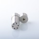 YFTK Pinnacle Colossus Side-by-Side SBS Mechanical Mod - Silver, 1 x 18350 / 18650