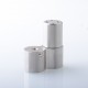 YFTK Pinnacle Colossus Side-by-Side SBS Mechanical Mod - Silver, 1 x 18350 / 18650